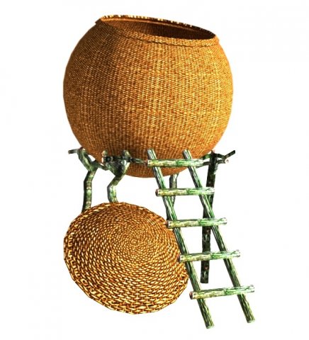 AFRICAN TRADITIONAL GRANARY 3D Model
