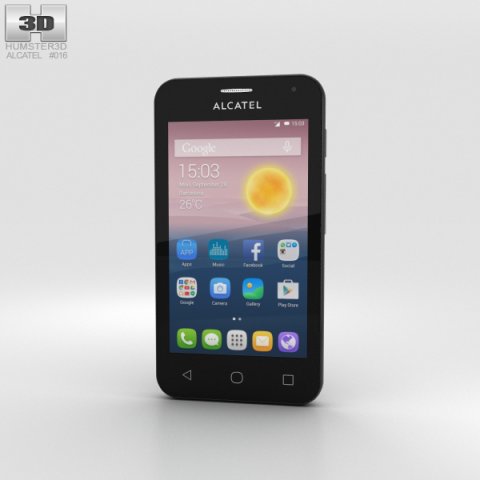 Alcatel OneTouch Pixi First Rose Gold 3D Model