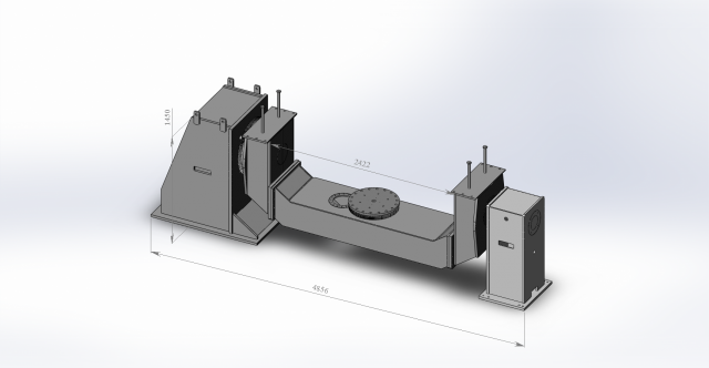 2500 kg Positioner body 3D Model