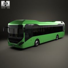 Volvo 7900 Hybrid Bus 2011 3D Model
