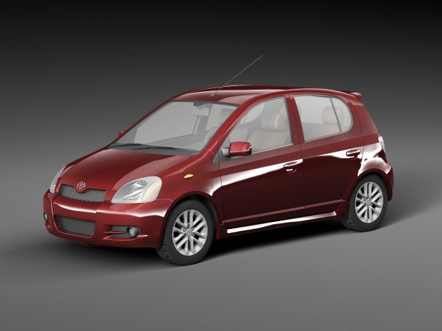 Toyota Vitz 3D Model