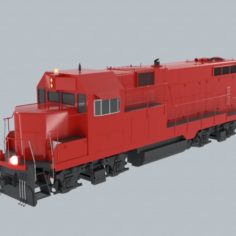 Diesel Locomotive						 Free 3D Model