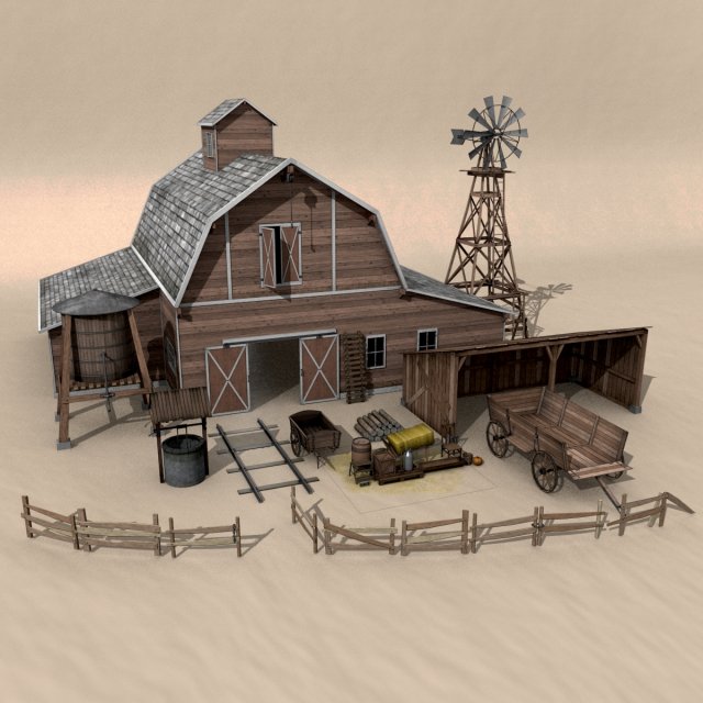 Farm Pack 3D Model