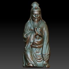 HD Scan Buddha 27 Statue – Ready Print 3D Model