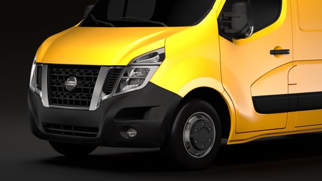 Nissan NV 400 L2H2 Van 2017 3D Model