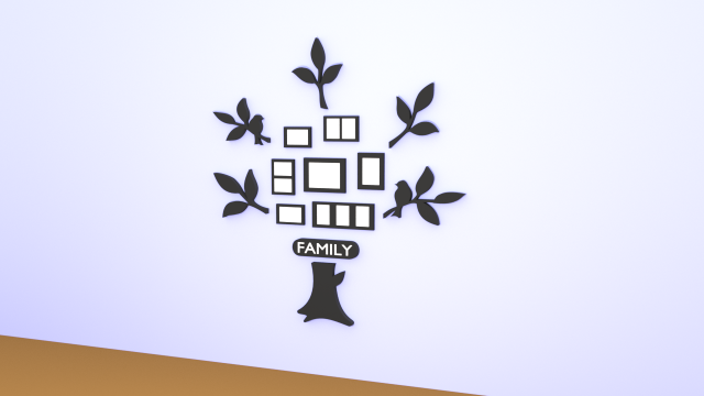 Family tree Free 3D Model