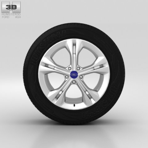 Ford Mondeo Wheel 17 inch 001 3D Model