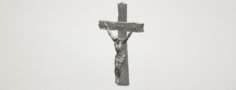 Jesus with cross 01 3D Model