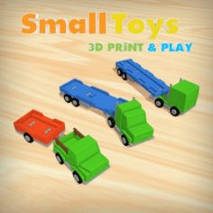 SmallToys – Trucks and trailers pack 3D Print Model
