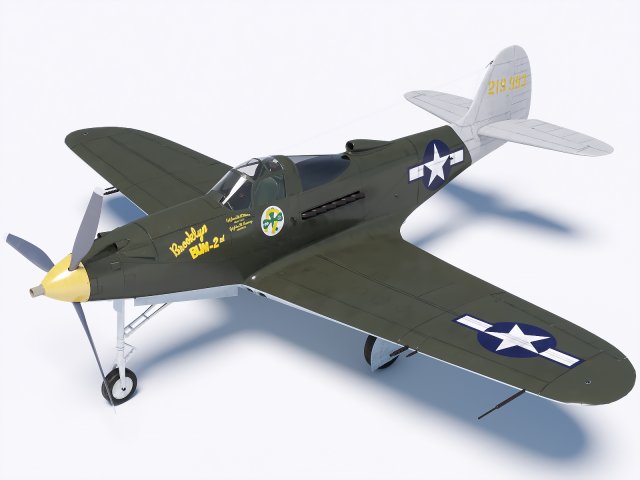 Bell P-39 Airacobra 3D Model