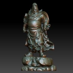 HD Scan Guan Gong 37 Statue – Ready Print 3D Model