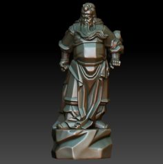HD Scan Guan Gong 33 Statue – Ready Print 3D Model