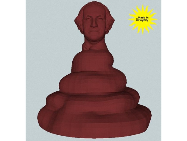 Washington Mierda / Shit 3D Print Model