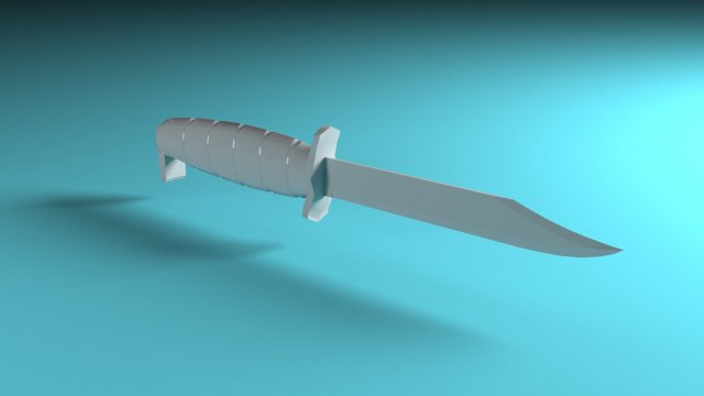 Knife 3D Model