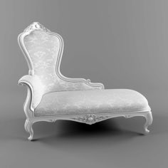 Upholstery stool 3D Model