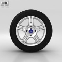 Ford Fiesta Wheel 16 inch 001 3D Model