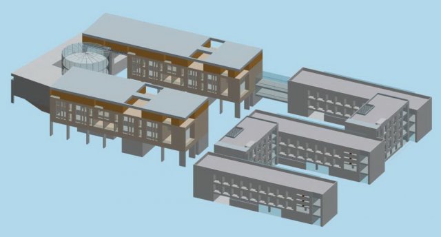 School building 030 3D Model