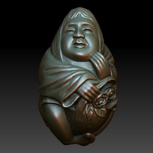 HD Scan 28B Statue – Ready Print 3D Model