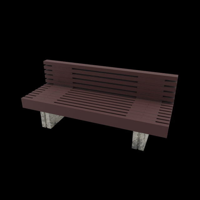 Bench 3D Model