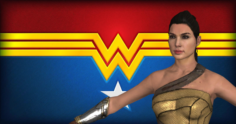 Amazon Wonder Woman 3D Model