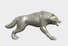 Fantasy Wolf 3D Model