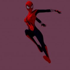 Spider Girl						 Free 3D Model