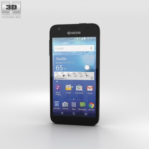 Kyocera Hydro Wave Black 3D Model