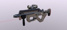 The cz805 is an assault rifle 3D Model