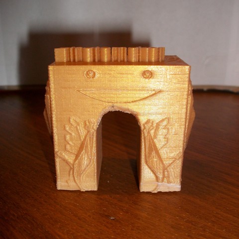 triumphal arch stratomaker with roosters 3D Print Model