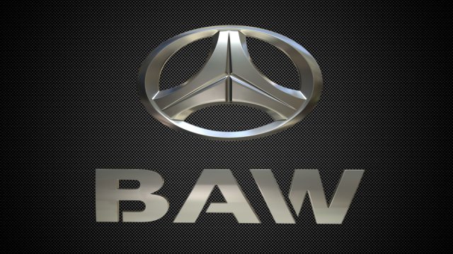 Baw logo 3D Model