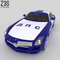 Mercedes-Benz SLS AMG DPS 3D Model