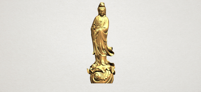 Avalokitesvara Buddha – Standing 01 3D Model