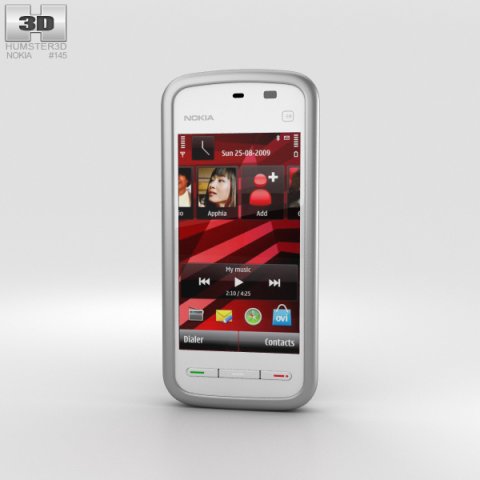Nokia 5230 White 3D Model