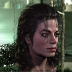 Michael Jackson head 3D Model