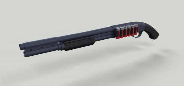 Shotgun 3D Model