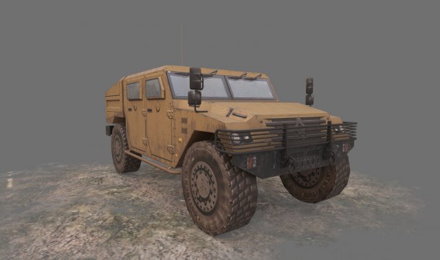 Renault Sherpa 2 3D Model