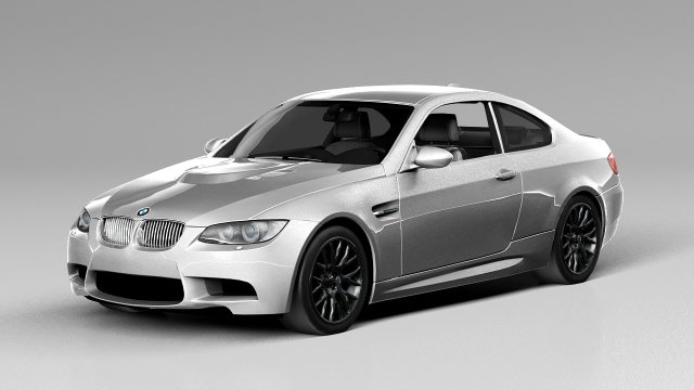 BMW M3 E92 2008 3D Model