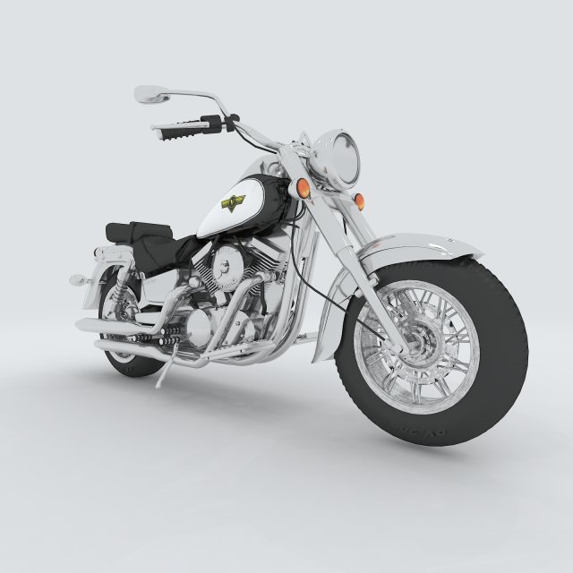 Vehicle Motorcycles D6461 3D Model