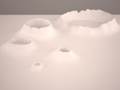 Craters 3D Model