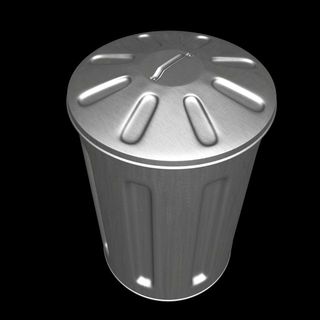 Trashcan 2 3D Model