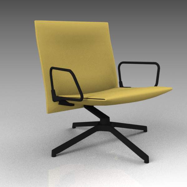 Pilot chair (low) 3D Model