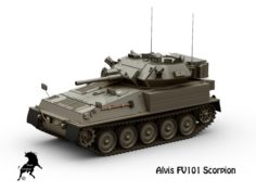 Alvis FV101 Scorpion 3D Model
