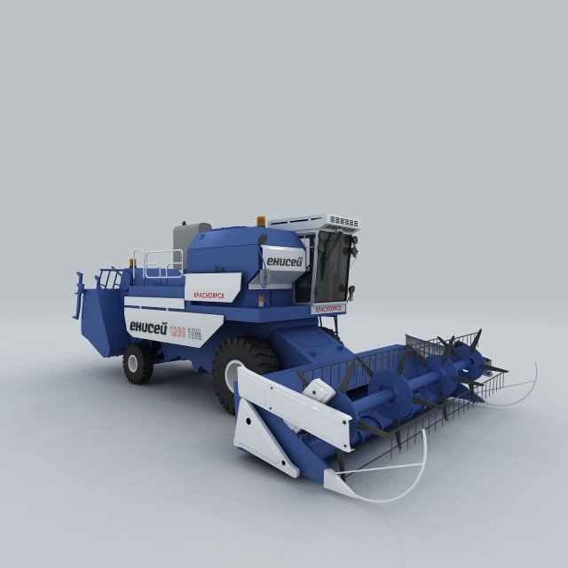 Vehicle – harvester 01 3D Model