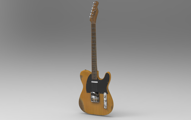 Superty telecaster 3D Model