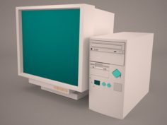 Old PC Compaq deskpro 5 3D Model