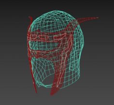 Wrestling Mexican Mask Free 3D Model