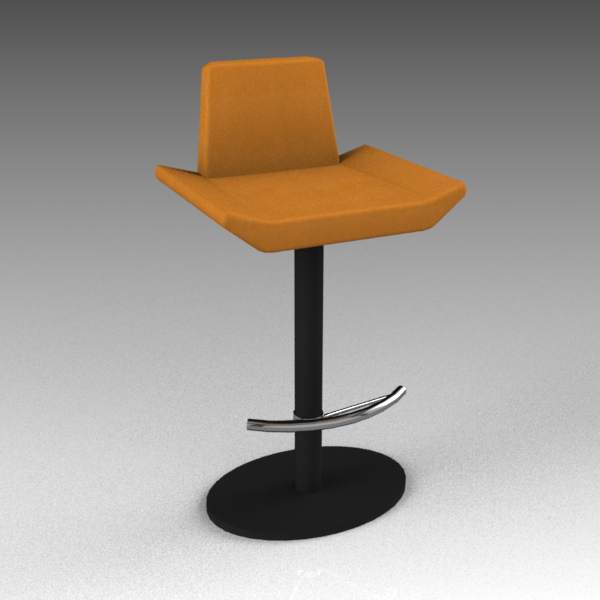 Miami bar stool 3D Model
