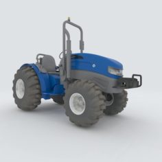 Vehicles – Tractor 02 3D Model