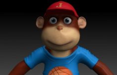 Macaco desenho animado Modelo 3D $10 - .obj .fbx - Free3D
