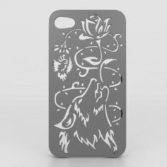 Howling Wolf Iphone Case 6 6s 3D Print Model
